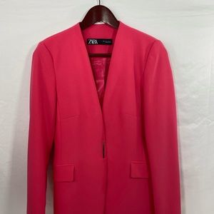 Zara business Pink blazer